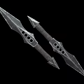 Bitter No Dart Hidden Weapon Flying Knife bayonet spike weapon ninja dart throwing weapon low face number low model simple model movie level realistic 3d model
