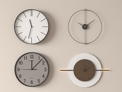 Clock Wall Clock Wall Decoration Pendant 3d model