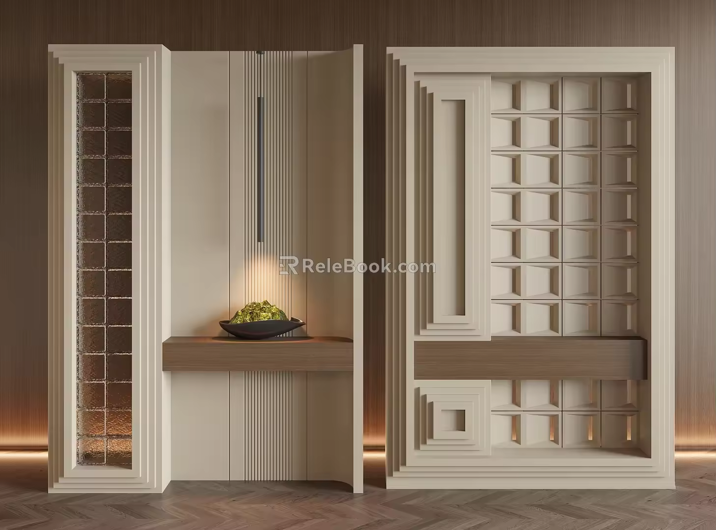 Middle-ancient porch partition entry partition decorative partition 3d model