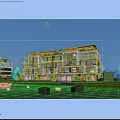 Modern Multi storey Townhouse Exterior With Glass Windows Balconies And Landscaped Garden