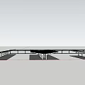 Solar Carport Structure With Solar Panels Covering Parked Cars On Green Lawn and Trees