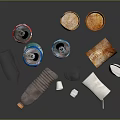 Different Types of Beverage Containers Including Plastic Bottles Metal Cans And Cups