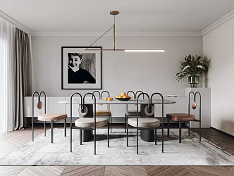 Modern Restaurant 3d model
