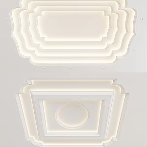 European-style ceiling 3d model