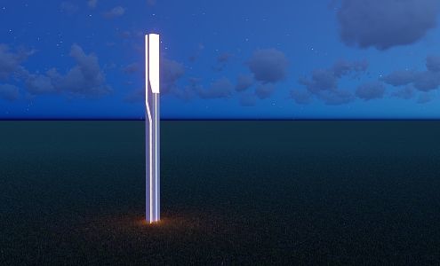 Modern landscape lights garden lights 3d model