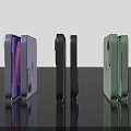 Various Colored Smartphones Displayed In Array With Camera Modules And Modern Design