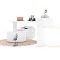 Simple display table decoration table 3d model