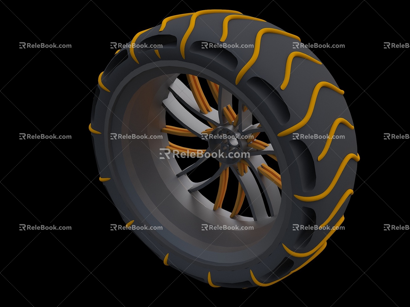 Siberian wheel Moon wheel Mars wheel 3d model