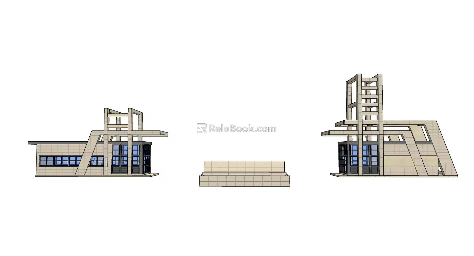 Modern Gate 3d model