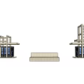 Modern Gate 3d model