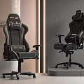 Modern MAX ACE Gaming Chair Design With Ergonomic Comfortable Interior Setting 3d model