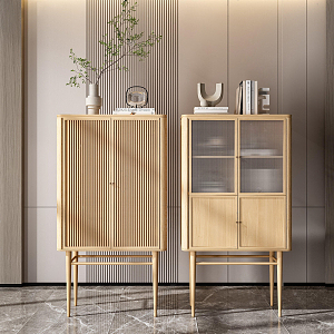 Modern Sideboard High Cabinet 3d model