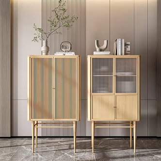 Modern Sideboard High Cabinet 3d model