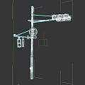 Car Moving Under Green Traffic Light With Straight Arrow Road Sign