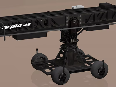 Carplio X5 Commercial Mobile Equipment With Wheeled Base And Mechanical Arm Structure 3d model