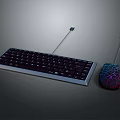 Keyboard Wireless Keyboard Computer Configuration Bluetooth Keyboard Gaming Keyboard Mechanical Keyboard Women's Keyboard 3d model