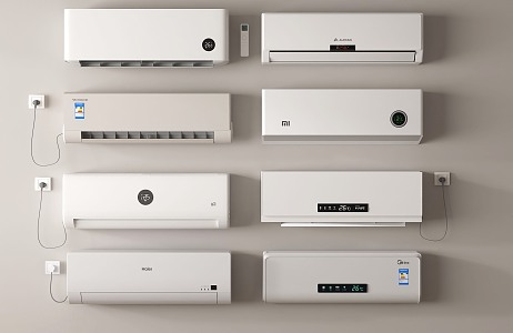 Air conditioner air conditioner on-hook inverter air conditioner wall-mounted air conditioner on-hook 3d model