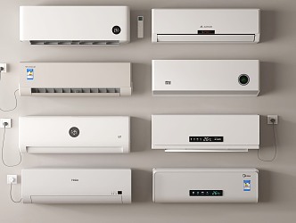 Air conditioner air conditioner on-hook inverter air conditioner wall-mounted air conditioner on-hook 3d model