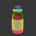 Clear Glass Bottle With Cork Stopper For Kitchen Storage And Daily Use