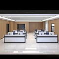 modern command center science and technology command center 3d model