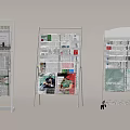 Bookshelf 3d model