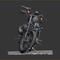 Modern motorcycle two-wheeled motorcycle off-road motorcycle road racing motorcycle 3d model