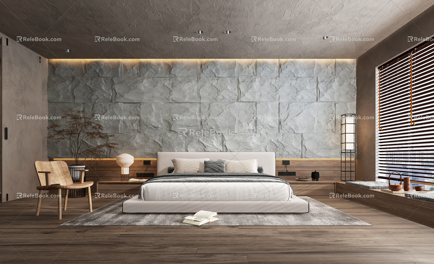 Modern Bedroom 3d model