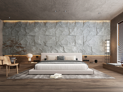 Modern Bedroom 3d model