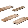 Rustic Wooden Console Table With Natural Texture And Worn Details For Home Decor