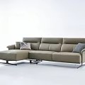 apricot corner multiplayer sofa 3d model