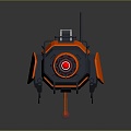 Turret Turntable Railgun Sci-fi Tower Defense Game Tower Defense Sci-fi Turret Game Turret Game Battery 3d model