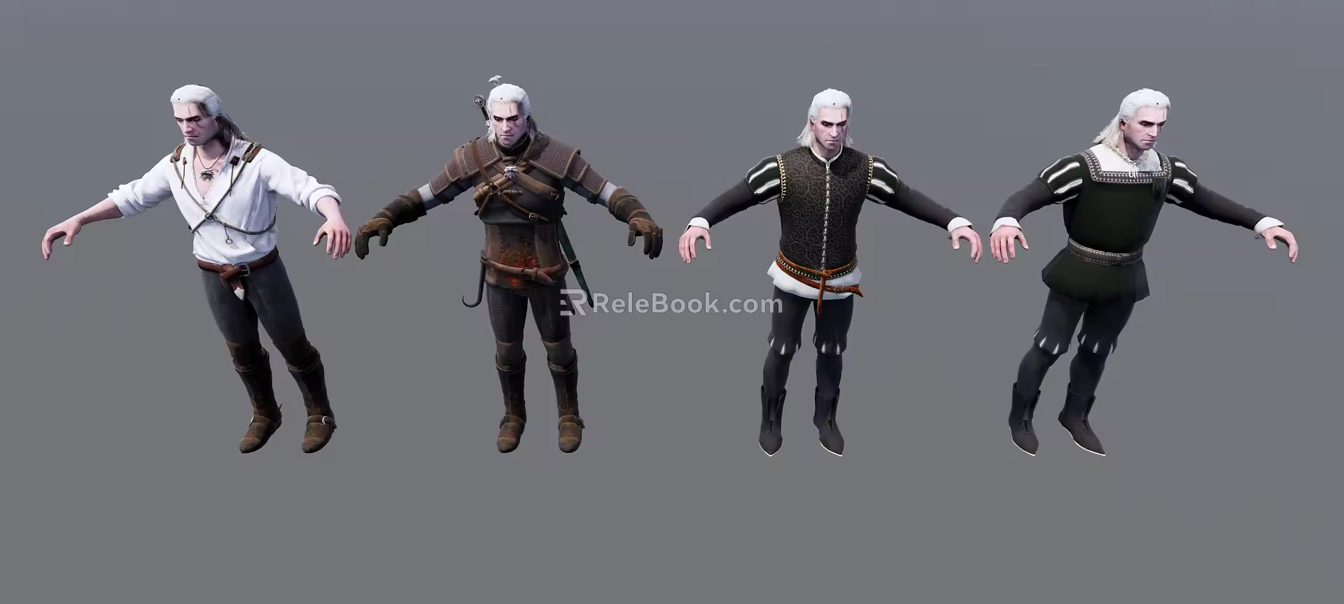 Modern Game Character Actor 3d model
