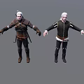 Modern Game Character Actor 3d model