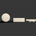 White Electrical Power Strip With Plug And Multiple Outlets For Household Appliance Use