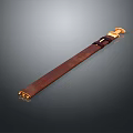 Handcrafted Vintage Weapon With Brown Leather Handle And Sharp Metal Blade Design