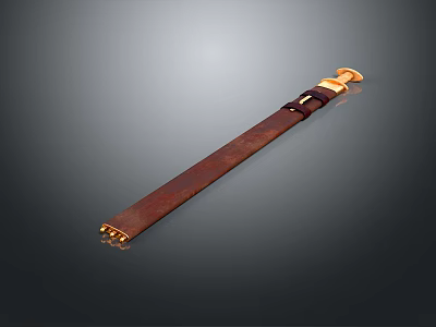 Officer Sword Long Sword Sheath Sword Samurai Sword Samurai Sword Accessories Soldier Sword Knight Sabre 3d model
