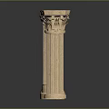 Columns Stone Columns Stone Columns Old Columns Roman Columns Roman Columns Classical Columns Greek Columns 3d model