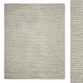 Light Gray Square Rug With Soft Woven Texture For Modern Living Space 3d model