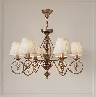 American chandelier 3d model