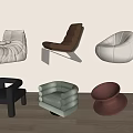 Modern Accent Chairs Collection With Diverse Designs Various Colors And Unique Shapes