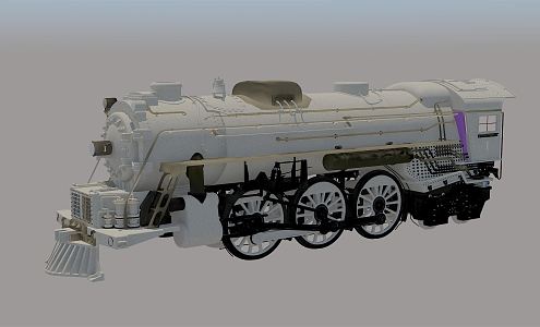 Modern Train 3d model