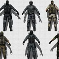 CF Crossing Fire Game Character Explosive Soldier 3d model