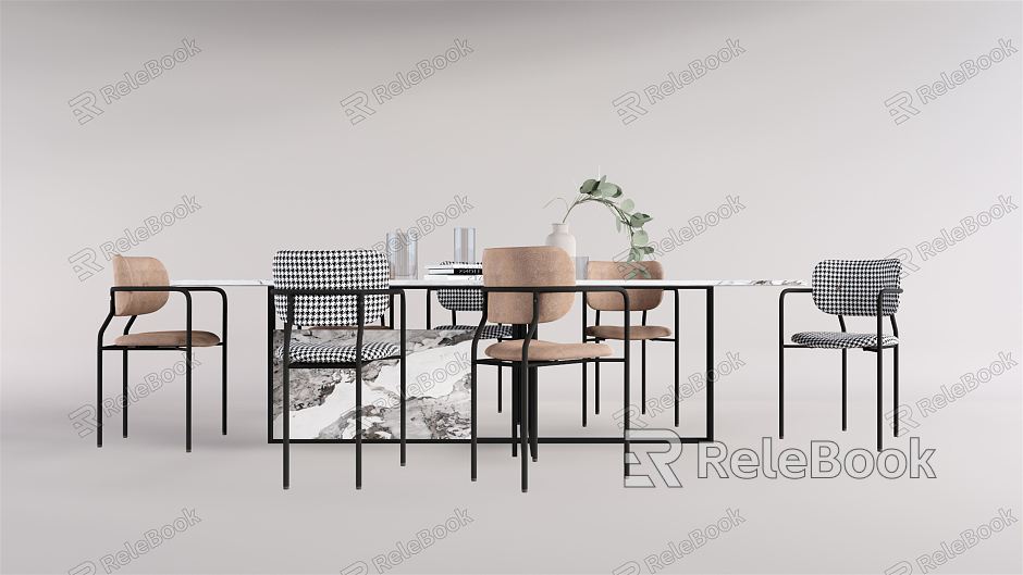 Modern Dining Table Chair Combination Dining Table Chair model