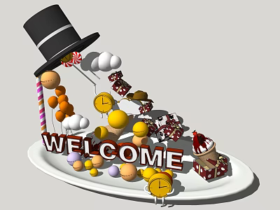 Modern Beauty Chen Shang Guan Jewelry Ornaments 3d model