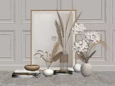 Modern Ornaments Combination Jewelry Ornaments 3d model