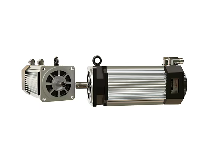 Industrial Equipment High Efficiency Electric Motors With Precision Engineering And Durable Design 3d model