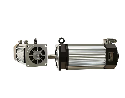 Industrial Equipment High Efficiency Electric Motors With Precision Engineering And Durable Design 3d model