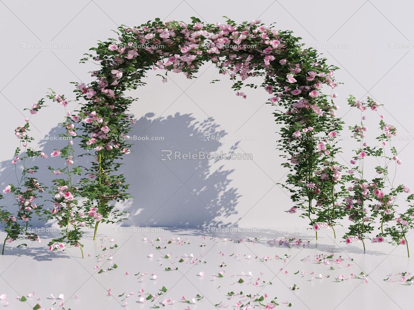 Floriculture Works Meichen Wedding Floriculture Giant Flower 3d model