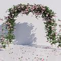 Floriculture Works Meichen Wedding Floriculture Giant Flower 3d model