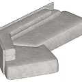 Modern Multiplayer Sofa 3d model